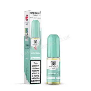 Bar Juice 5000 Menthol 10ml Nic Salt E Liquid Bottle With Box Fv