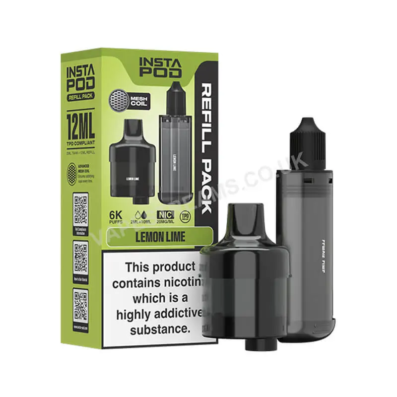 Insta Pod Lemon Lime Prefilled Pod With Box