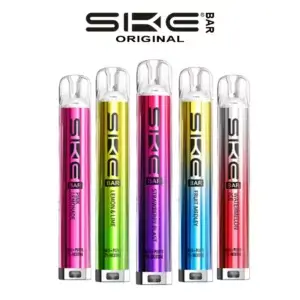 image showing five Ske Bar 600 Original Vape Kits Various Colours And Flavours