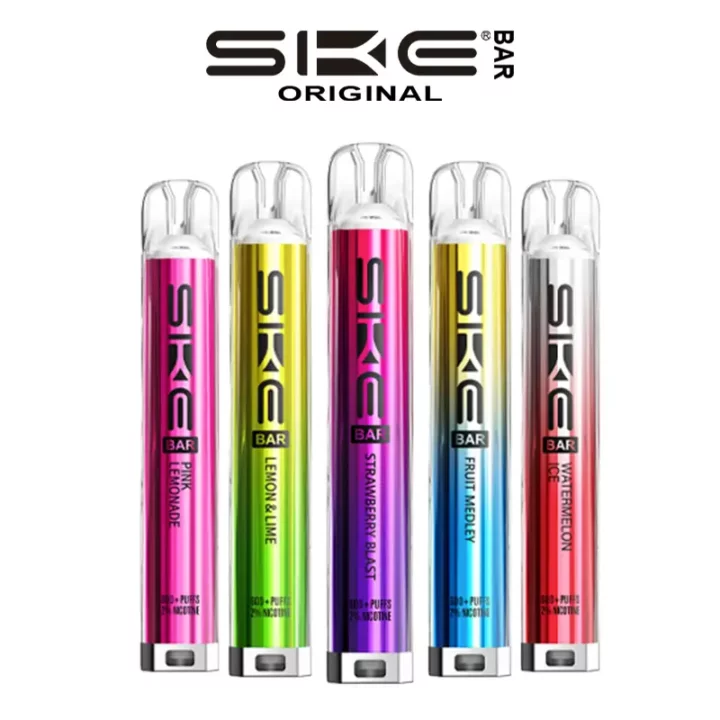 image showing five Ske Bar 600 Original Vape Kits Various Colours And Flavours