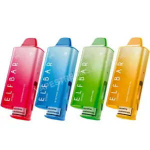 image showing four Elf Bar 5500 Vape Kits Various Colours