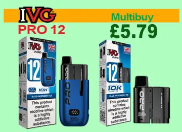 IVG Pro 12 - 10,000 Puffs!