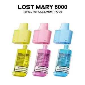 image of Lost Mary Bm6000 Refill Replacement Pods with brand logo