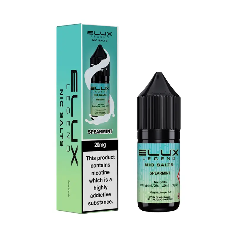 Elux Legend Spearmint Nic Salt | Ice Vape Juice UK