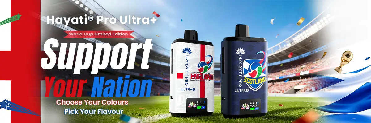 Hayati Pro Ultra+ 25k World Cup Edition (England & Scotland) Vs Promo Banner