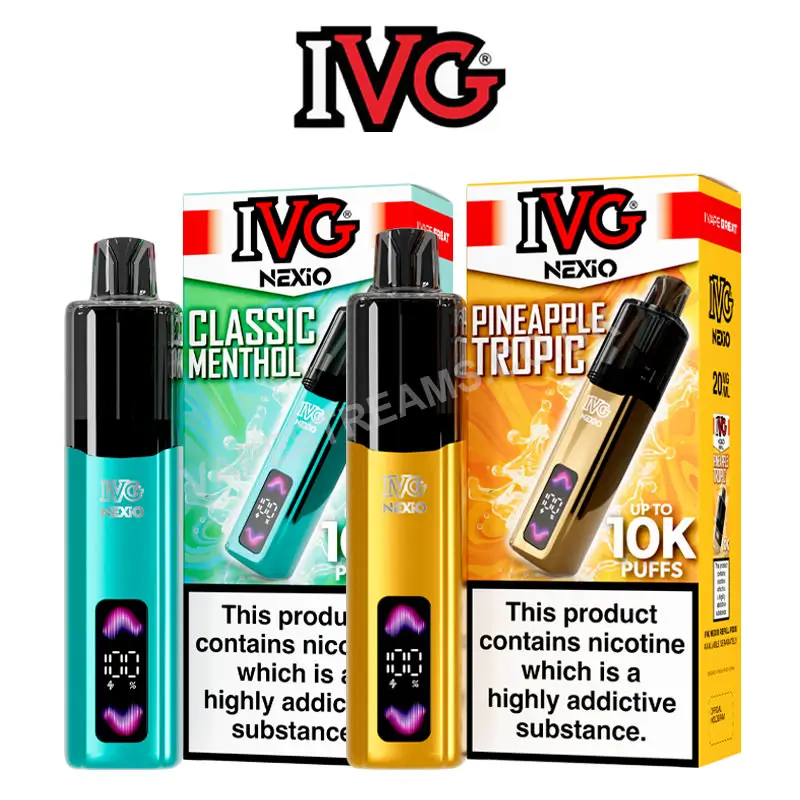 Ivg Nexio Prefilled Vape Kits With Boxes