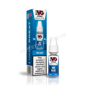 Ivg Pro Mr Blue 20mg Nic Salt Bottle With Box