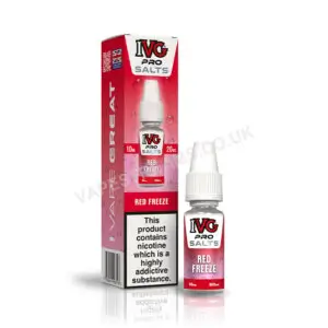 Ivg Pro Red Freeze 20mg Nic Salt Bottle With Box