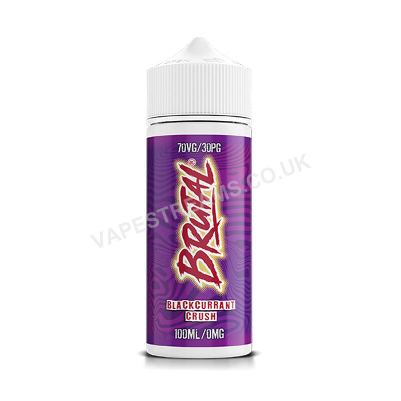Just Juice Brutal Blackcurrant Crush 100ml E Liquid Shortfill Bottle